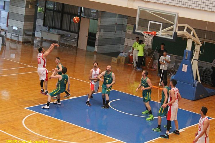مسابقه تیم ملی بسکتبال ایران-استرالیا